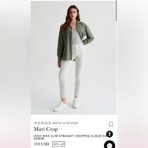 AG Mari straight crop